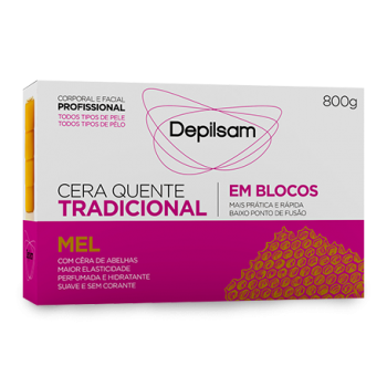 Depilsam Hot Wax Depilsam Traditional Honey Blocks Depilsam Hot Wax Depilsam Traditional Honey Blocks